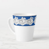 Marmer Tendrils op een kleine latte Mok (Linkerhoek)