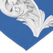 Marmer Tendrils op een tabeluitvoerder Lange Tafelloper (Hoek)