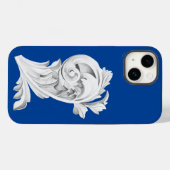 Marmer Tendrils op een telefoongeval Case-Mate iPhone Case (Achterkant (horizontaal))