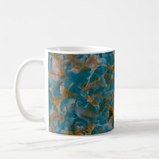 marmer texture background, natuurlijke breccia mar koffiemok (Links)