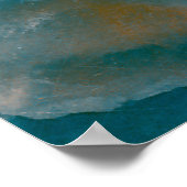 marmer texture background, natuurlijke breccia mar poster (Hoek)