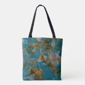 marmer texture background, natuurlijke breccia mar tote bag (Achterkant)