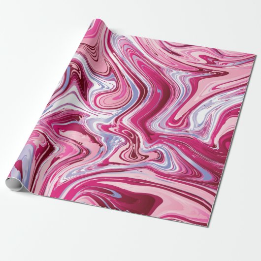 Marmer texture background. Vloeibare marmertextuur Cadeaupapier (Uitgerold)