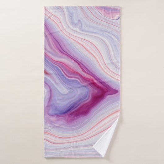 Marmer texture background / white grijy marble vle badhanddoek (Badhanddoek)