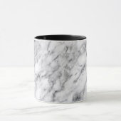 Marmer texture mok Black and white mok (Midden)