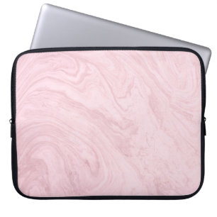 Marmer texture roze lavender laptop sleeve