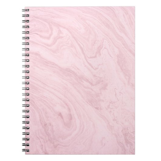 Marmer texture roze lavender notitieboek (Voorkant)