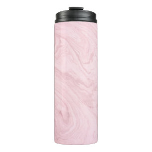 Marmer texture roze lavender thermosbeker