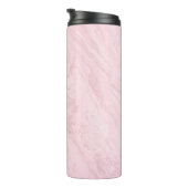 Marmer texture roze lavender thermosbeker (Geroteerd rechts)