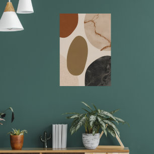 Marmer Textuur Abstracte Vormen Kunst Poster Lux