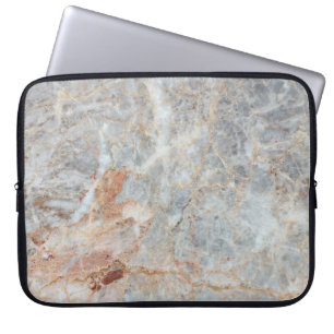 marmer textuur achtergrond patroon met hoge resolu laptop sleeve