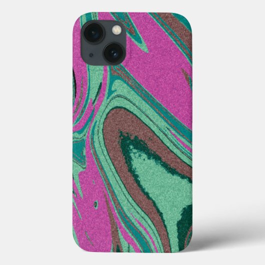 Marmer Textuur Kleurrijk Case-Mate iPhone Case (Achterkant)