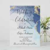 Marmer van de Blauwgroen Mint Sage Cobalt Blue Mar Kaart (Staand voorkant)