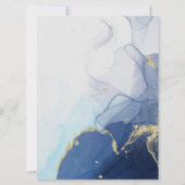 Marmer van de Blauwgroen Mint Sage Cobalt Blue Mar Kaart (Achterkant)