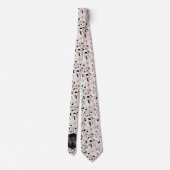 marmer van het roos van Classy abstract terrazzo Stropdas (Achterkant)