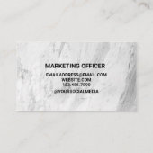 Marmer Visitekaartje (Achterkant)