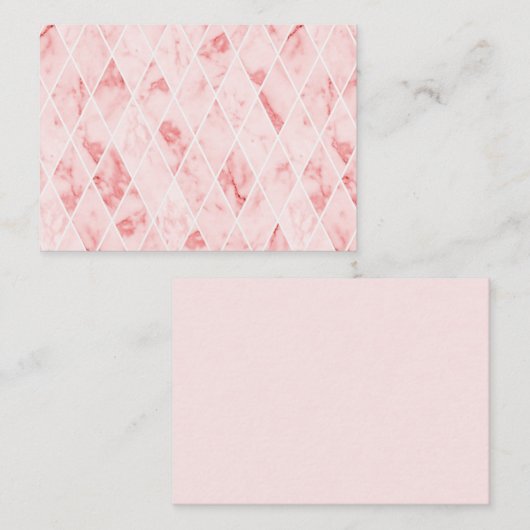 marmer visitekaartje (Voorkant / Achterkant)