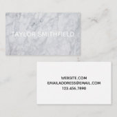 marmer visitekaartje (Voorkant / Achterkant)