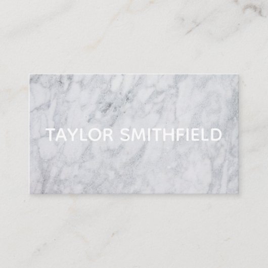 marmer visitekaartje (Voorkant)