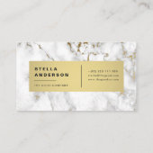 marmer visitekaartje (Achterkant)