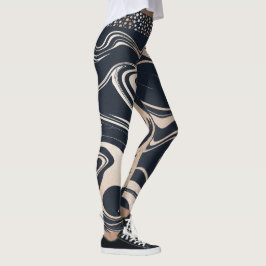 marmer voor de marine en gouden marmer met gouden  leggings