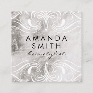 Marmer voor fancy elementen vierkante visitekaartje