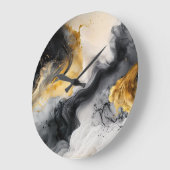 Marmer voor zwarte en goudWaterverf Grote Klok (Hoek)