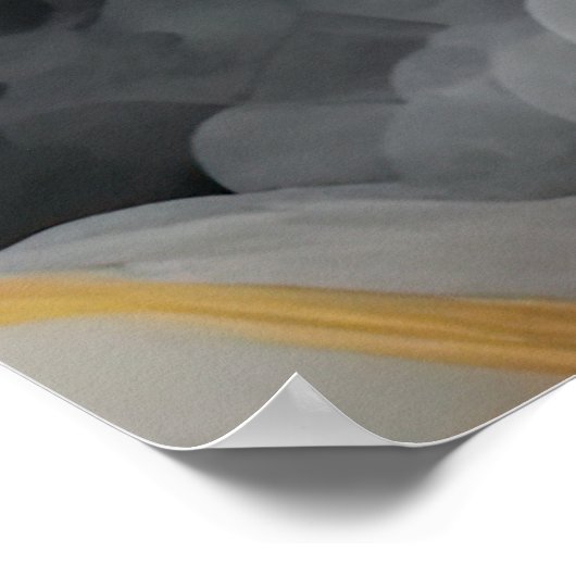 Marmer voor zwarte en goudWaterverf Poster (Hoek)