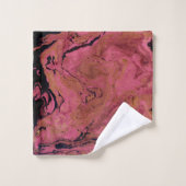 Marmer, waterverf bad handdoek (Wasdoekje)