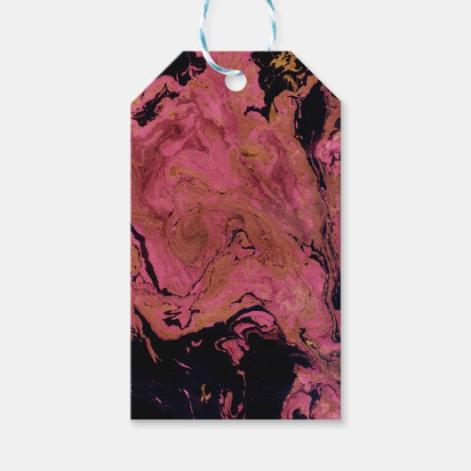 Marmer, waterverf cadeaulabel (Voorkant)