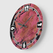 Marmer, waterverf grote klok (Hoek)