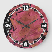 Marmer, waterverf grote klok (Voorkant)