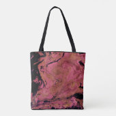 Marmer, waterverf tote bag (Achterkant)