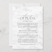 Marmer Wedding Date Uitstel Opslaan Datum Save The Date (Voorkant)