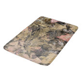 Marmer Werveling Abstract Goud Roze Zwart Modern Badmat (Gekanteld)