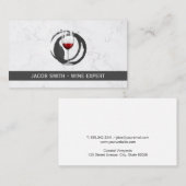 Marmer | Wijnbereiding | Wijn Stain Winery Visitekaartje (Voorkant / Achterkant)