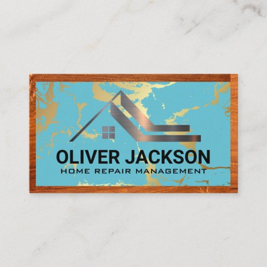 Marmer Wood Visitekaartje (Voorkant)