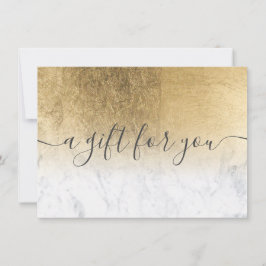 marmer yellow folie ombre gift certificate