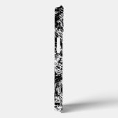 Marmer-zwart-wit patroon Case-Mate iPhone case (Achterkant / Rechts)