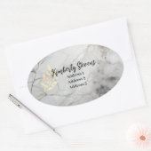 Marmerbladgoud Stickers (MW1002-S) (Envelop)