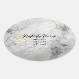 Marmerbladgoud Stickers (MW1002-S)