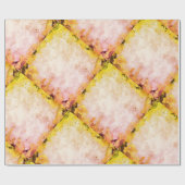 Marmerdiamant driehoekig ontwerp cadeaupapier (Vlak)