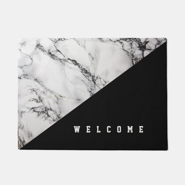 Marmerdriehoek Deurmat (Voorkant)