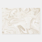 Marmered Paint Kerstmis Kleuren Rode Groene Campag Inpakpapier Vel (Voorkant 2)