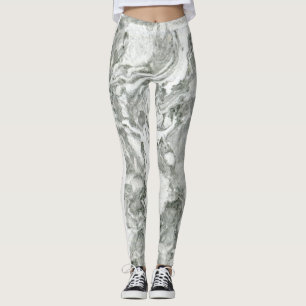 marmereffect gepersonaliseerd leggings