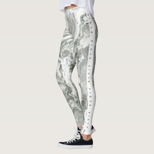 marmereffect gepersonaliseerd leggings (Links)