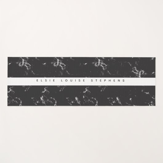 marmereffect gepersonaliseerd yoga mat (Voorkant (horizontaal))