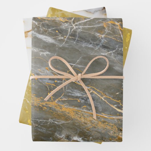 Marmereffect inpakpapier (In situ)