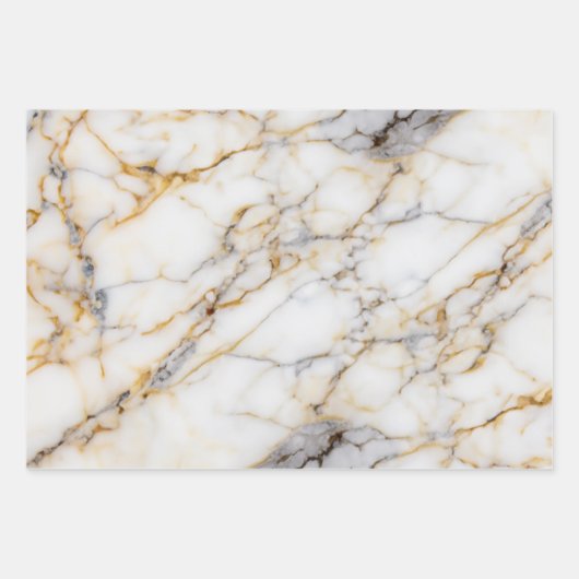 Marmereffect inpakpapier (Voorkant 3)