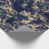 Marmereffect op verpakkingspapier cadeaupapier (Hoek)